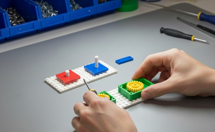 部品の組み立てのイメージ写真