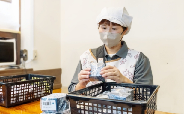 薬の仕分けの風景